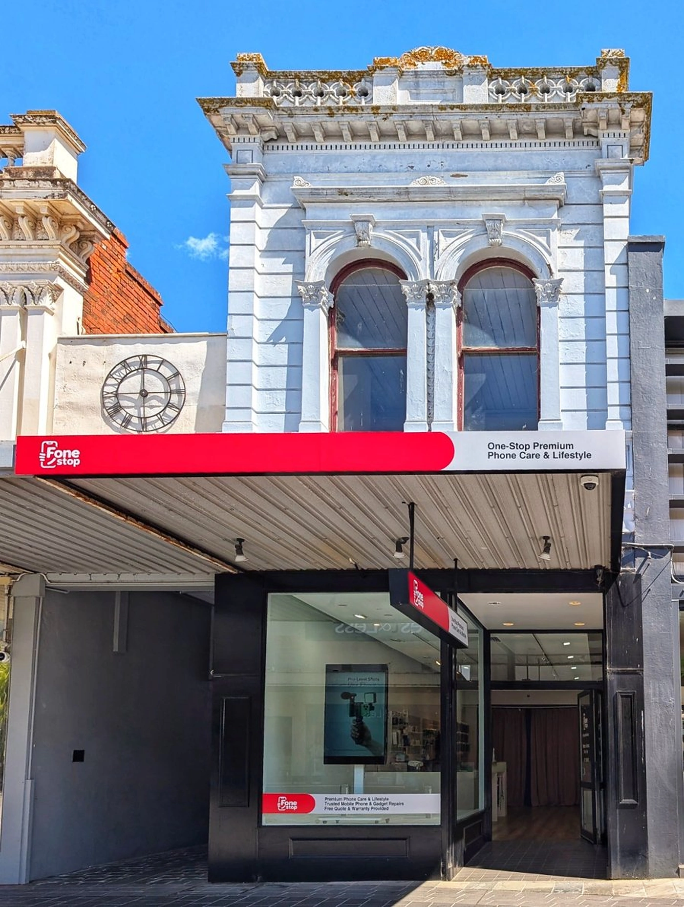 Fonestop storefront at 54 Bridge Mall, Ballarat Central
