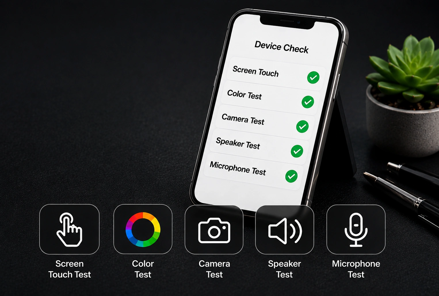 Device diagnostic check